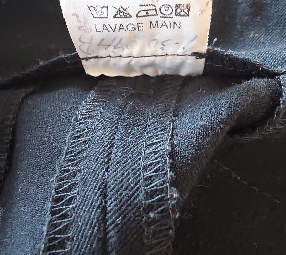 💙French Classic Wide-Leg Black Women's Pants - Picture 8 of 9